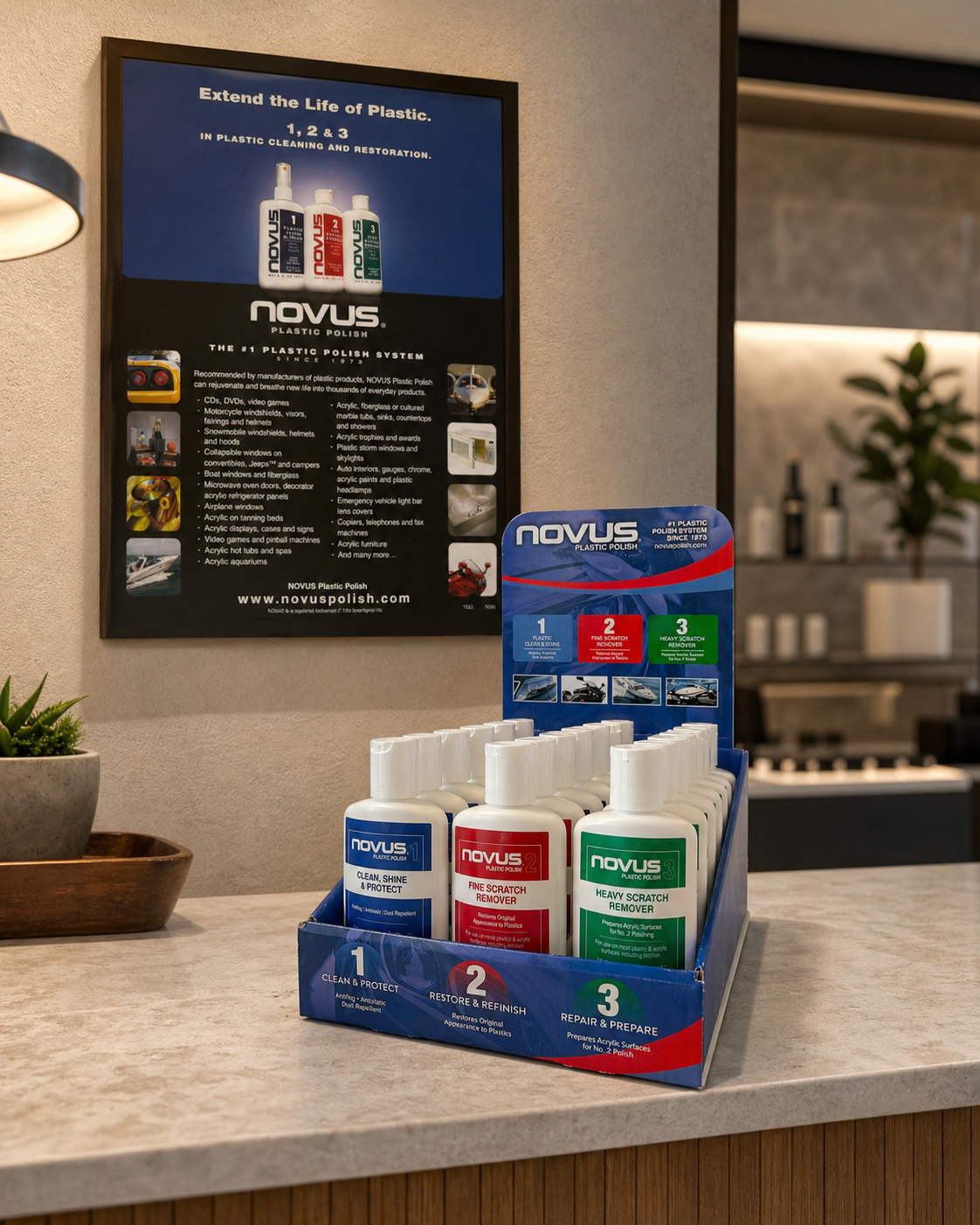Novus campaign visual for Amazon listing enhancement