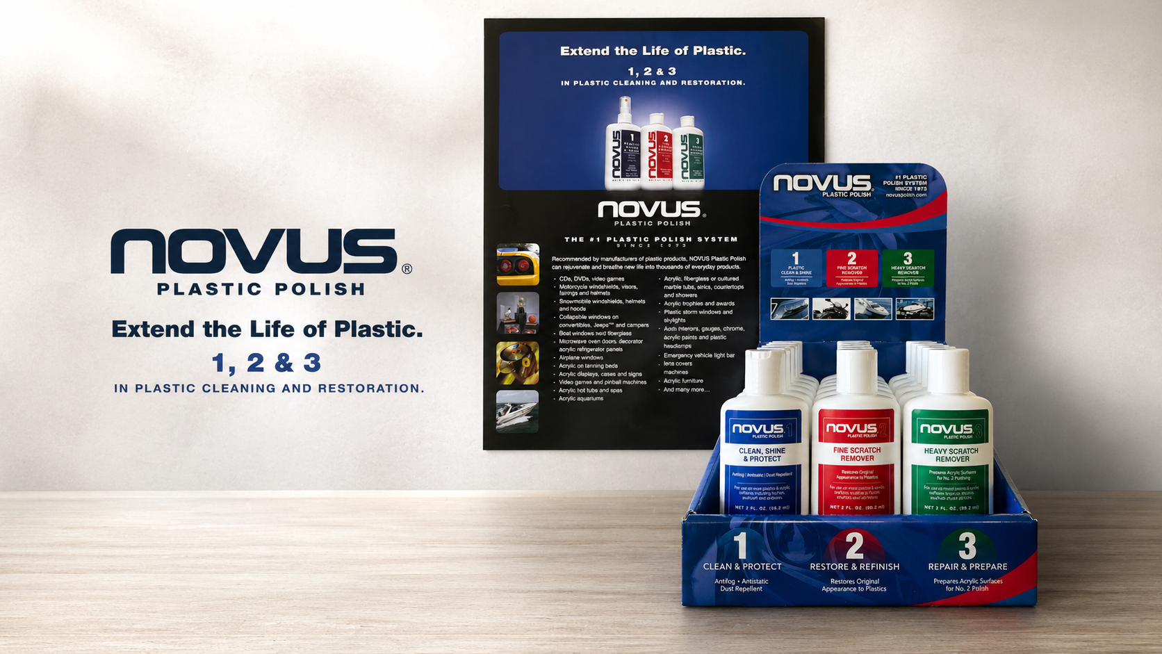 Novus brand creative supporting Amazon growth strategy